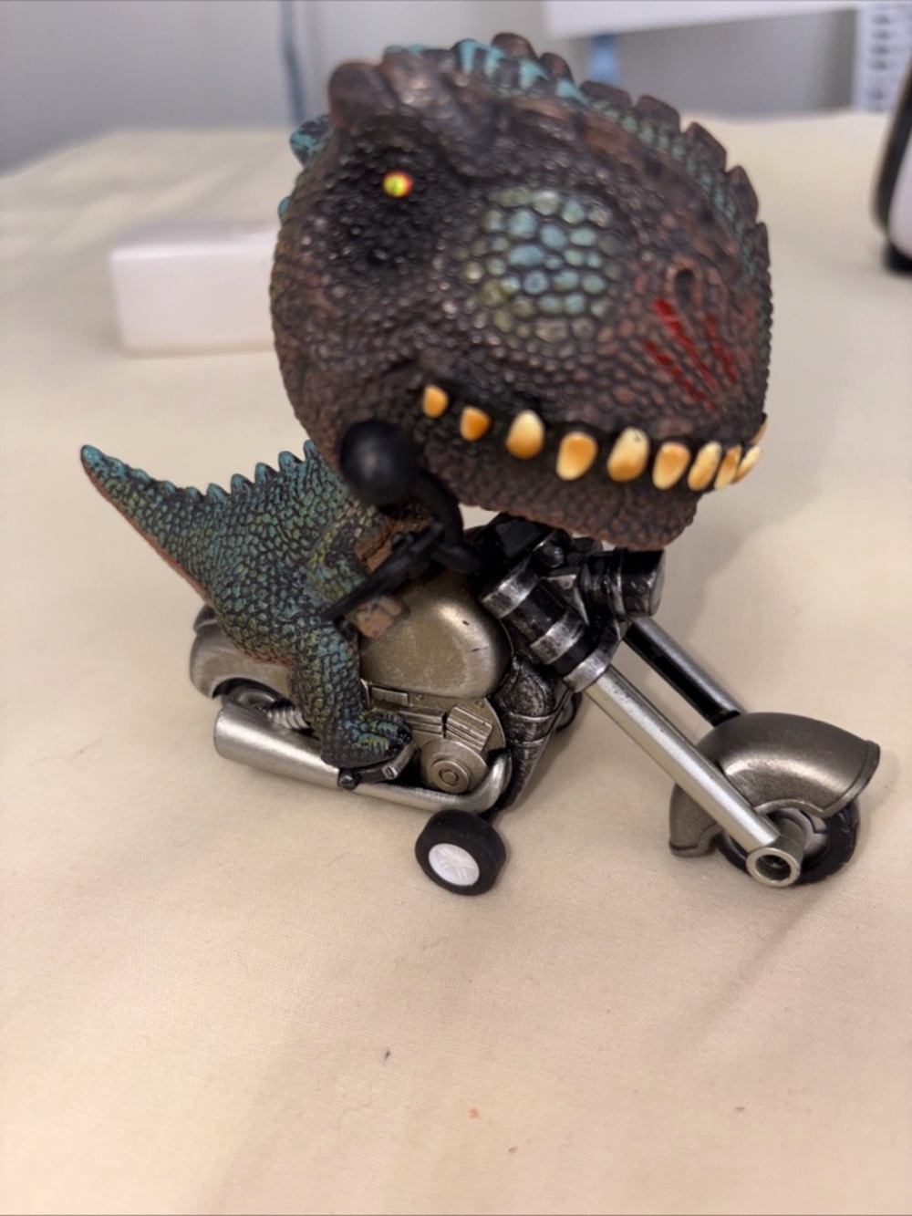 Schylling Dinosaur Riding Motorcycle  Dinosaur Toy Pull Back 
 Tyrannosaurus Rex